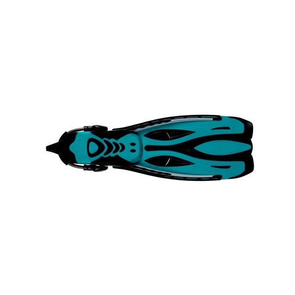 palmes beuchat powerjet – regular flex – bleu atoll
