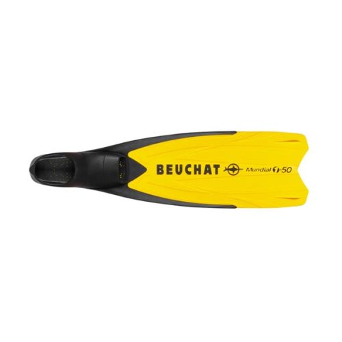 palmes beuchat mundial one 50 – soft flex – jaune
