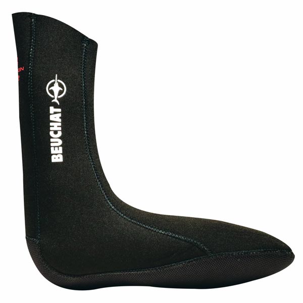 chaussons beuchat sport – 3 mm – noir