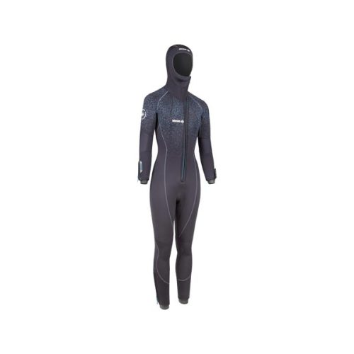combinaison beuchat focea comfort 6 femme – monopièce cagoule attenante 7 mm