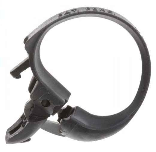 clip réutilisable pour embout détendeur aqualung