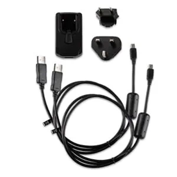 chargeur garmin – secteur avec adaptateurs europe + câbles microusb/miniusb
