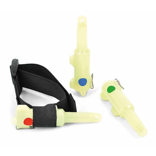 kit de lampes bestdivers miniflash light 3 pcs (rouge, bleu, vert)