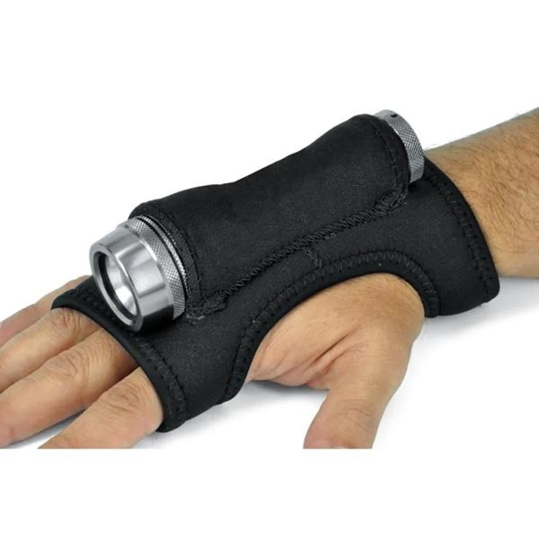 support néoprène bestdivers pour lampe torche