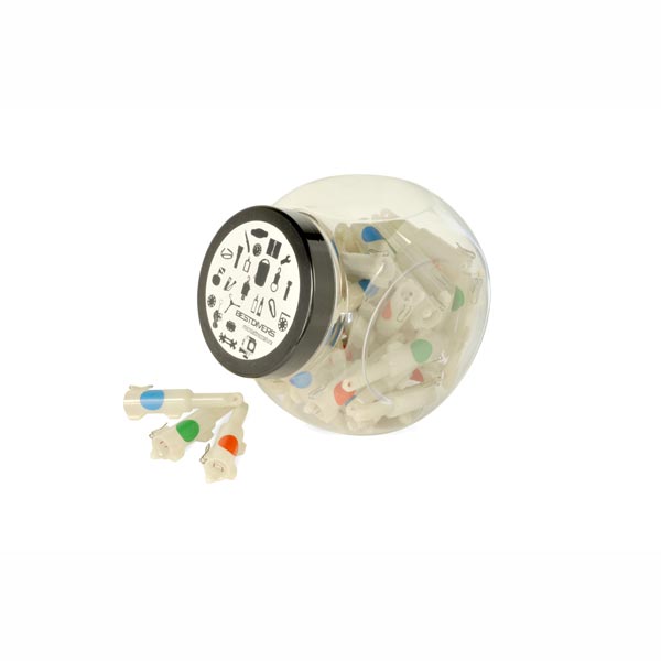 coffret bestdivers miniflash candy box (15 rouges + 15 bleues + 15 vertes)
