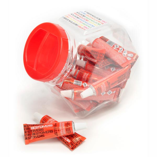 colle néoprène bestdivers 30 ml (bocal de 24 pcs)