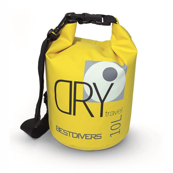 sac étanche bestdivers jaune avec sangle épaule