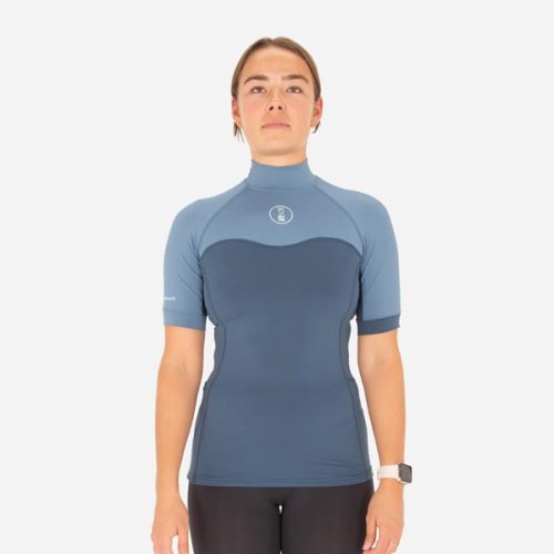 t shirt manches courtes fourth element hydro t coupe classique femme deep blue/ocean blue