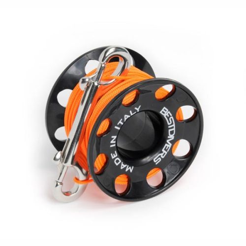 moulinet technique bestdivers résine acétate Ø31 fil orange 30 m Ø1,5 mm
