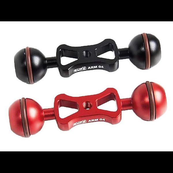 bras aluminium supe avec boule 25mm