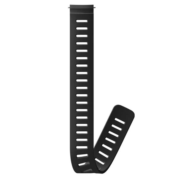 rallonge de bracelet silicone suunto dive 1 24 mm noire taille xl