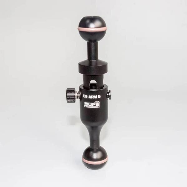 bras aluminium détachable supe 5" (longueur 12,7cm) avec boules 25mm ou ys