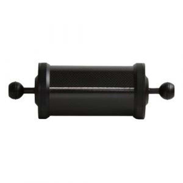 bras fibre de carbone flotteur supe 5,5" (longueur 24cm) avec boules 25mm (flottabilité positive d'environ 338g)