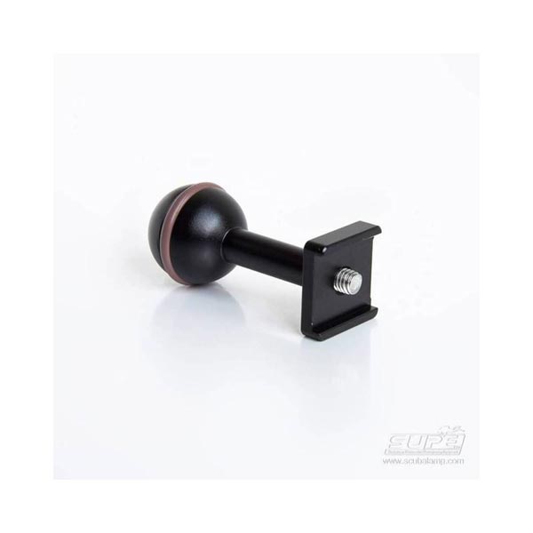 boule d'attache supe aluminium 25mm noir ou argent