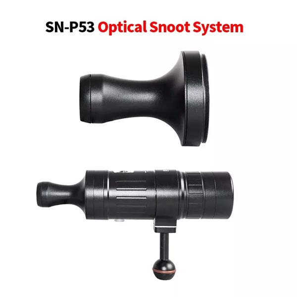 système optique snoot supe pour réduire l'angle du faisceau lumineux