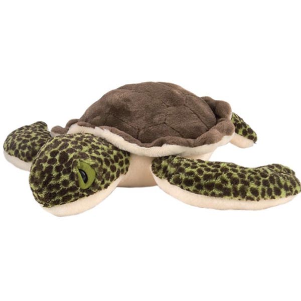 peluche wild republic cuddlekins medium — tortue de mer
