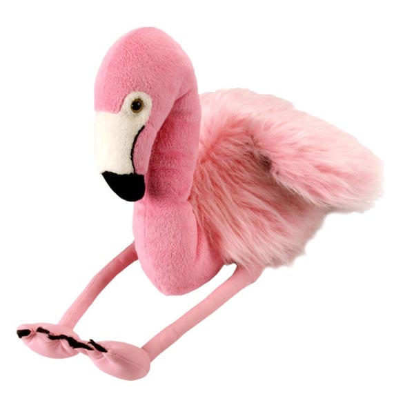 peluche wild republic cuddlekins medium — flamant rose