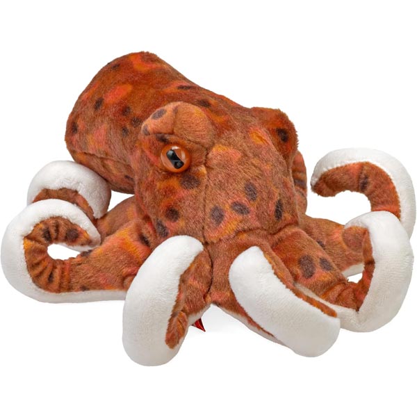 peluche wild republic cuddlekins mini — poulpe