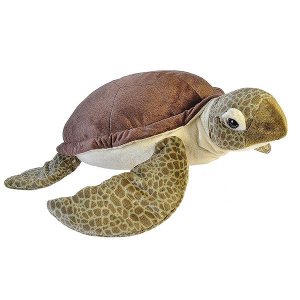 peluche wild republic jumbo cuddlekins — tortue de mer