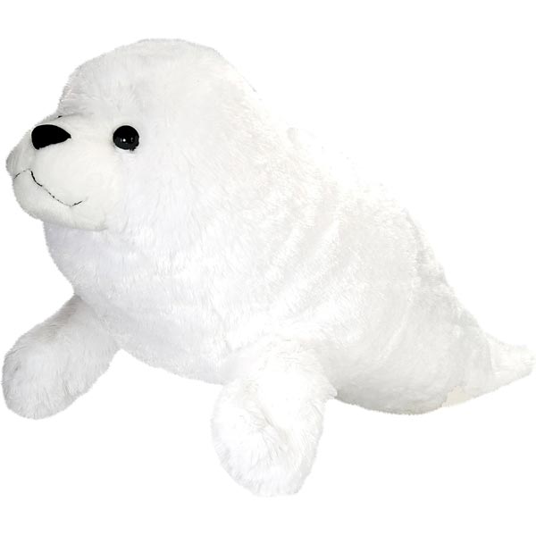 peluche wild republic jumbo cuddlekins — phoque blanc