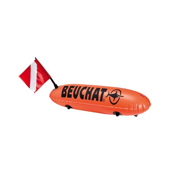 bouée beuchat longue pvc + drisse