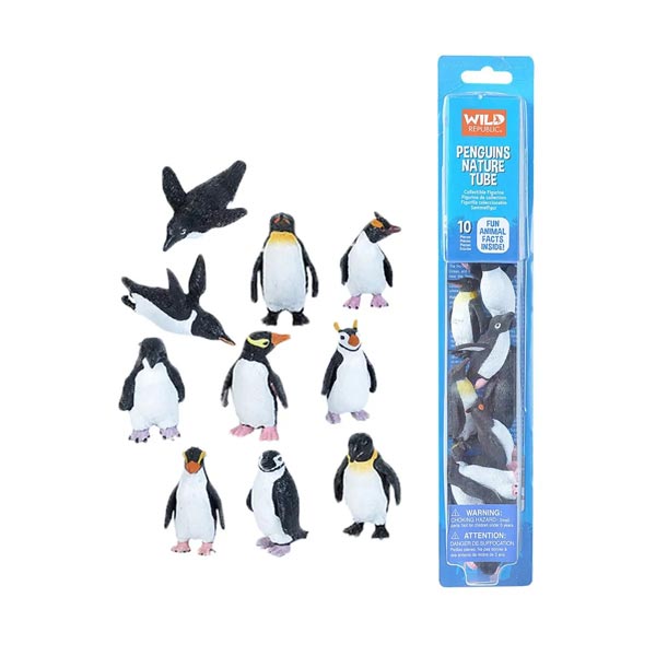 figurines wild republic nature tubes — penguin