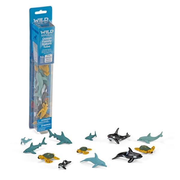 figurines wild republic nature tubes — ocean family