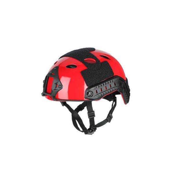 casque de plongée technique bigblue avec double support de phare — rouge brillant — taille xl