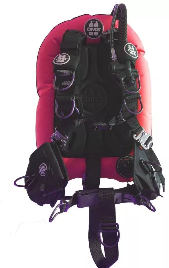 Pack Harnais OMS Comfort System III + poches et wings performance Mono 27 (12,5 KG)