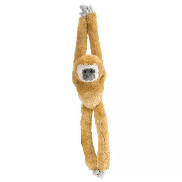 peluche hanging monkeys gibbon blanc wild republic 50cm