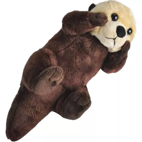 peluche wild calls loutre de mer wild republic 20cm